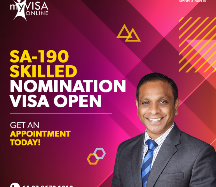 SA Skilled Nominated Visa Subclass 190