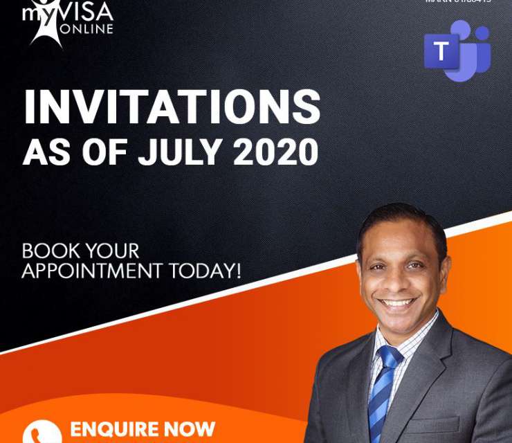 Invitations  As of Jul 2020