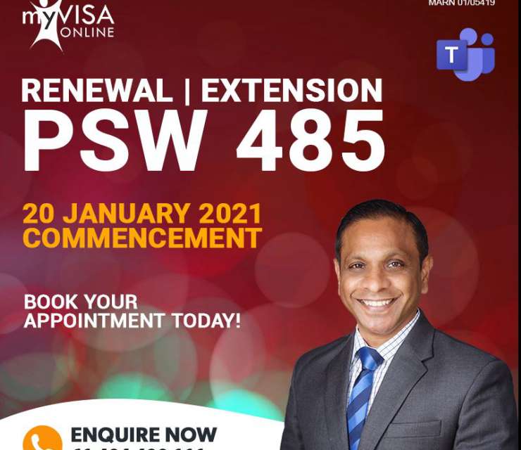 Renewal | Extension of 485 Post Study Workrights