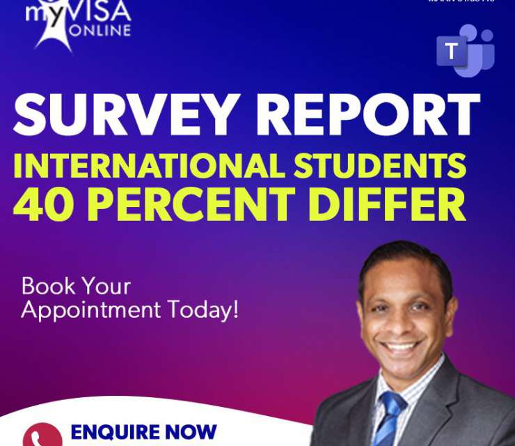 Survey Report : International Student 40 Percent Differ