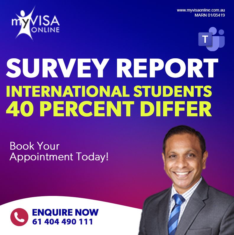 Survey Report : International Student 40 Percent Differ