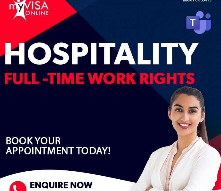 International Students – Hospitality Full time Work Rights