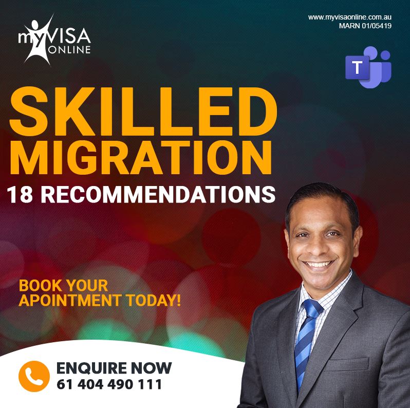 Skilled Migration 18 Recommendations