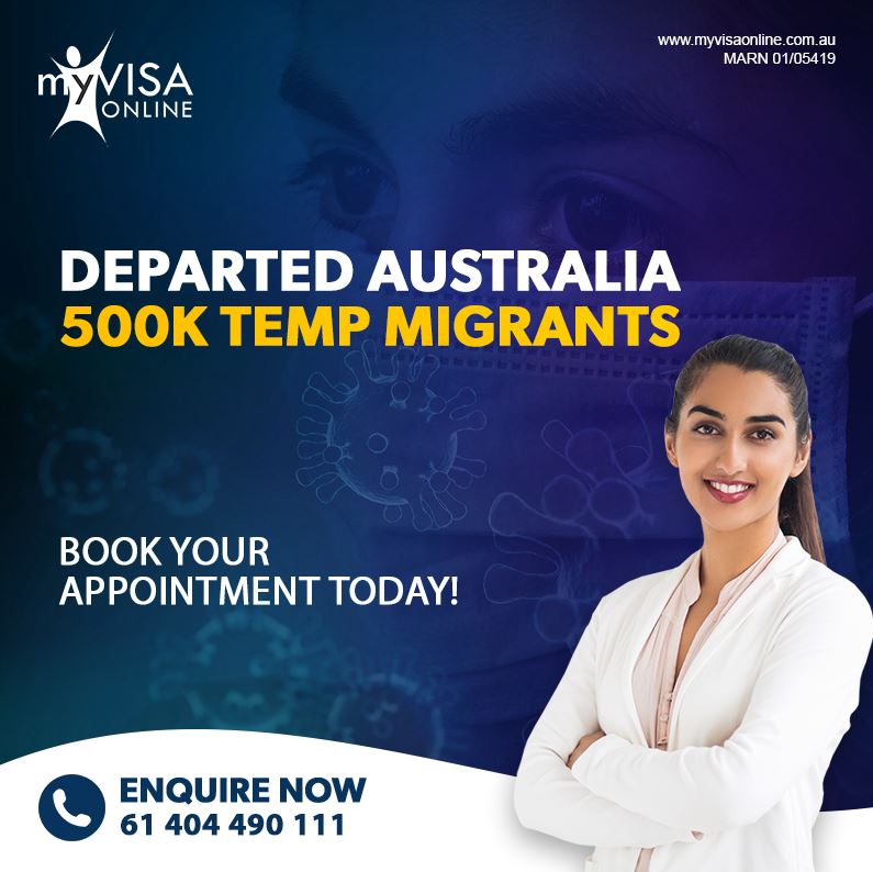 Departed Australia 500K Temporary Migrants