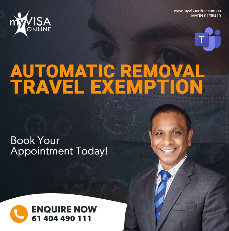 Automatic Removal Travel Exemption