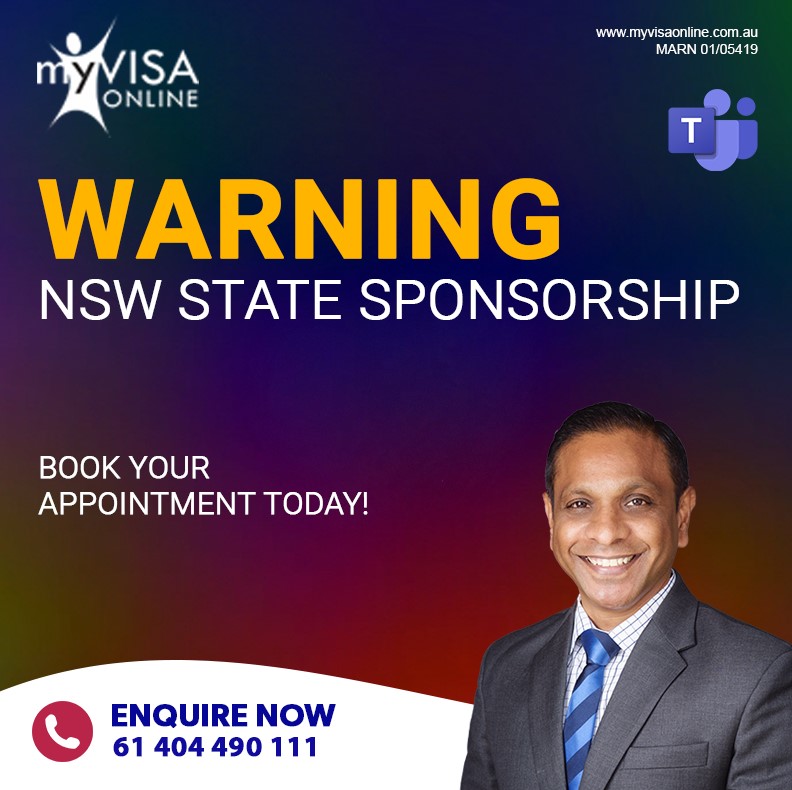 NSW State Sponsorship Warning