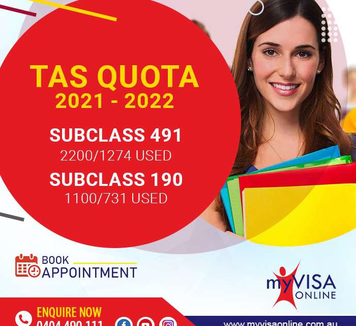 TAS Skilled Visa quota 2021–22
