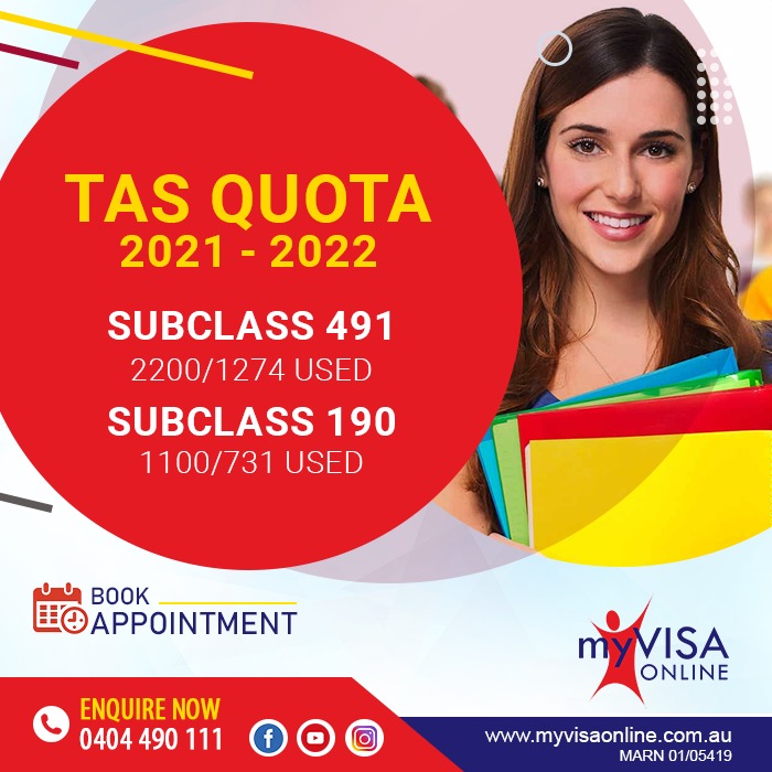 TAS Skilled Visa quota 2021–22