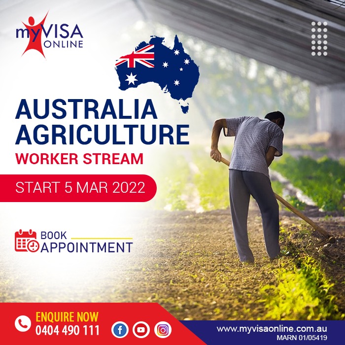 Australia Agriculture Worker stream Visa