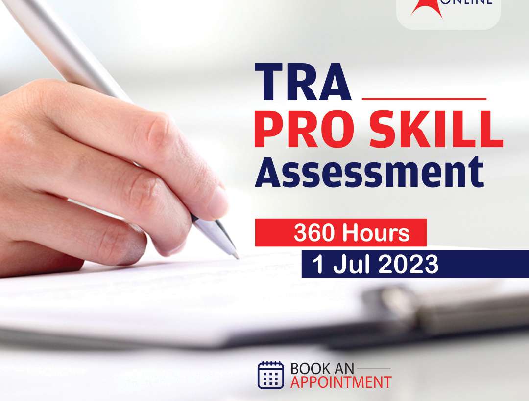 TRA Pro Skill Assessment 360 Hours 1 July 2023