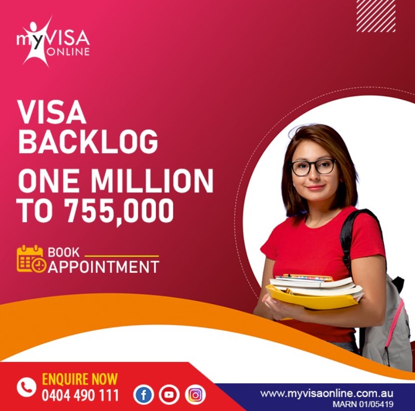 Visa Backlog from One Million to 755,000