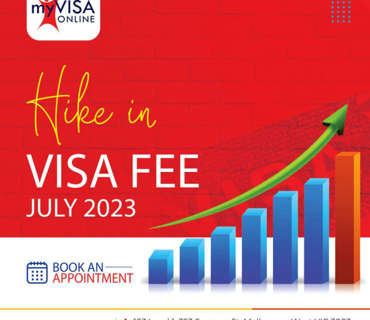 Hike in Visa Fee July 2023
