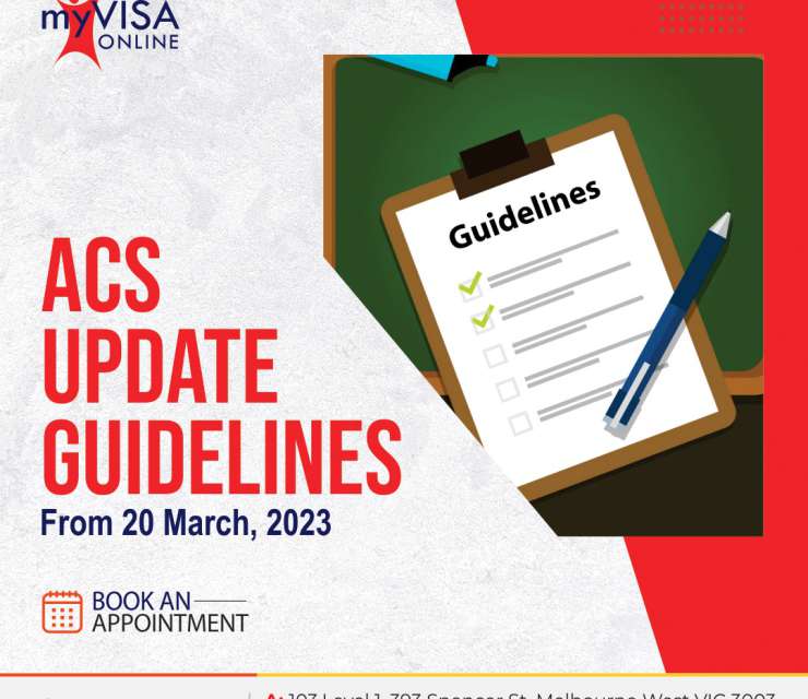 ACS Update Guidelines From 20 March 2023