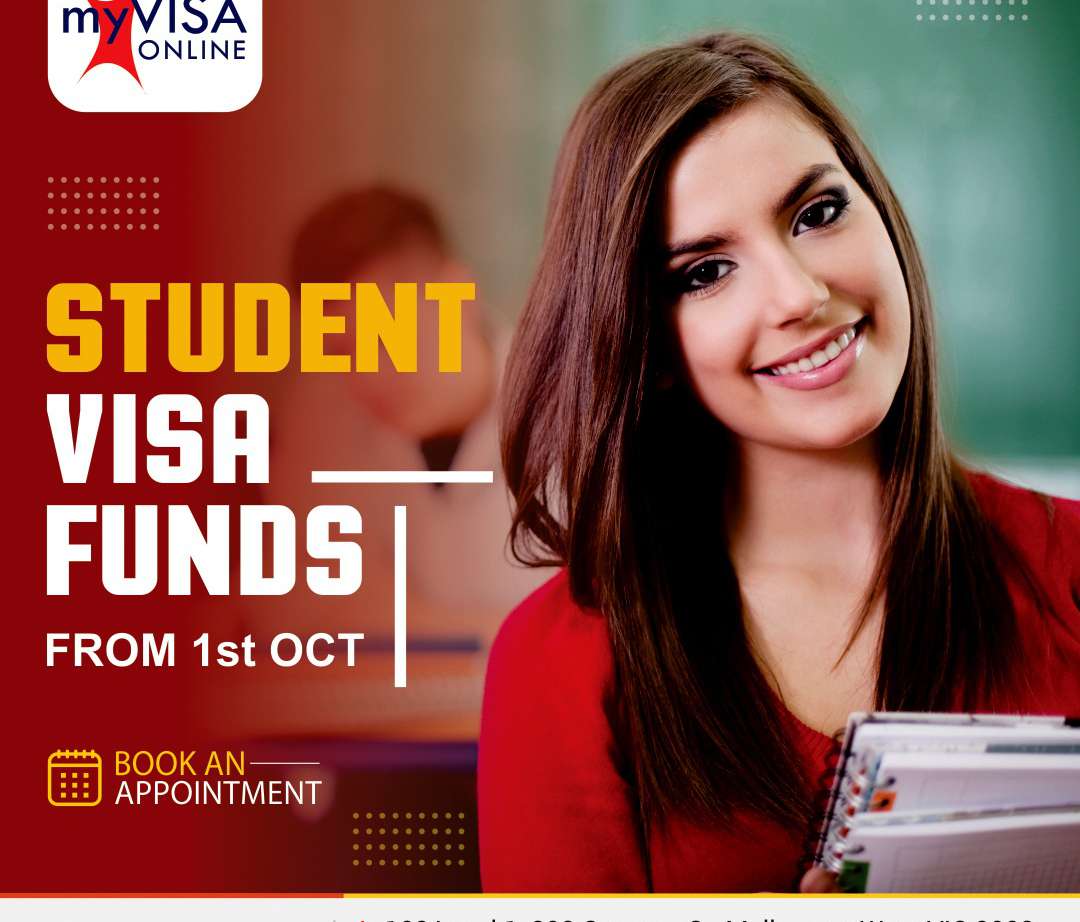 Student Visa Funds from 1st Oct