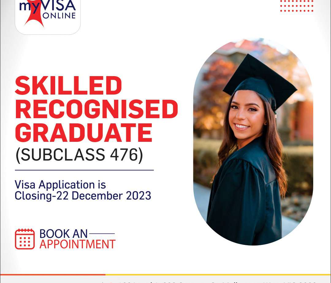 Skilled-Recognised Graduate (subclass 476) visa application is closing – 22 December 2023