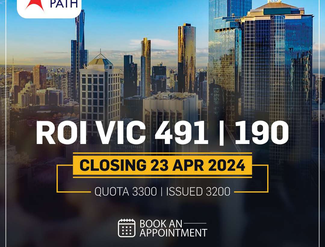 VIC ROI 491 | 190 Closing 23 Apr 2024 Quota 3300 | Issued 3200