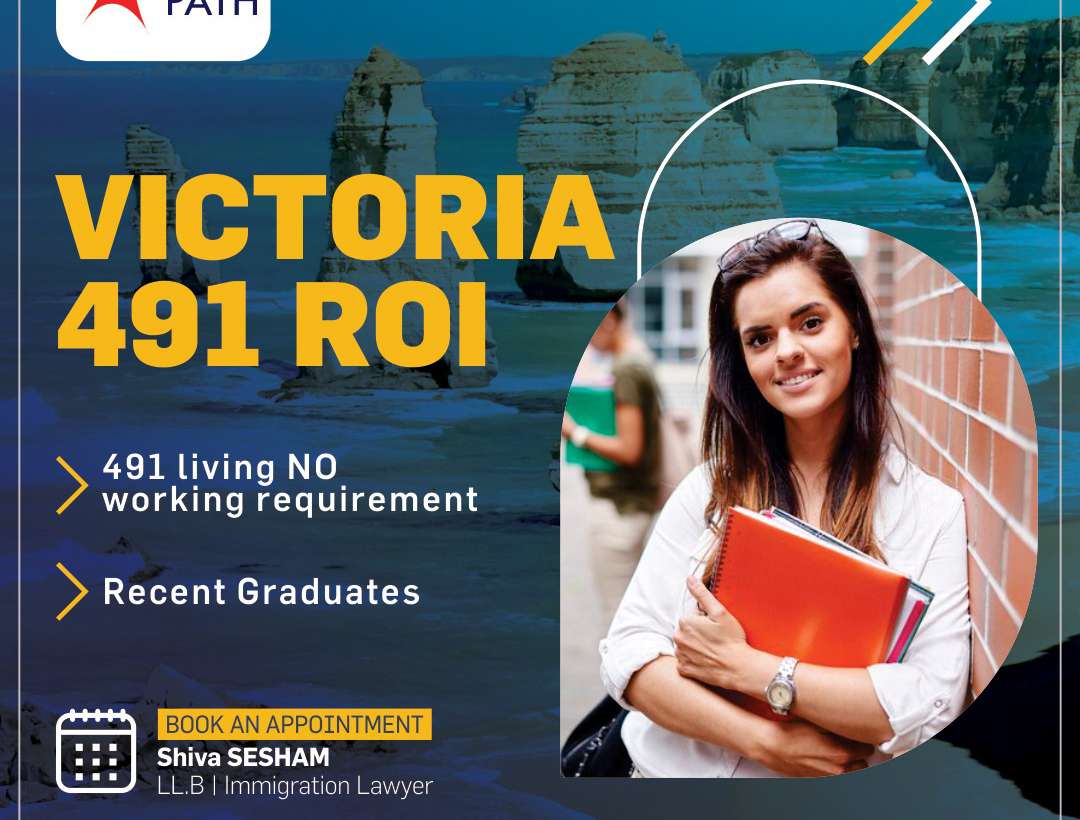 VIC 491 ROI 491 living NO working requirement Recent Graduates