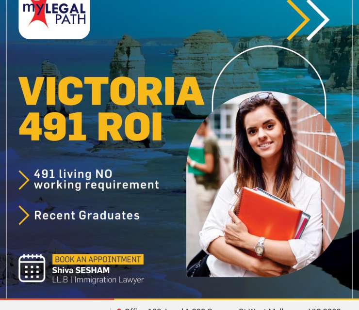 VIC 491 ROI 491 living NO working requirement Recent Graduates