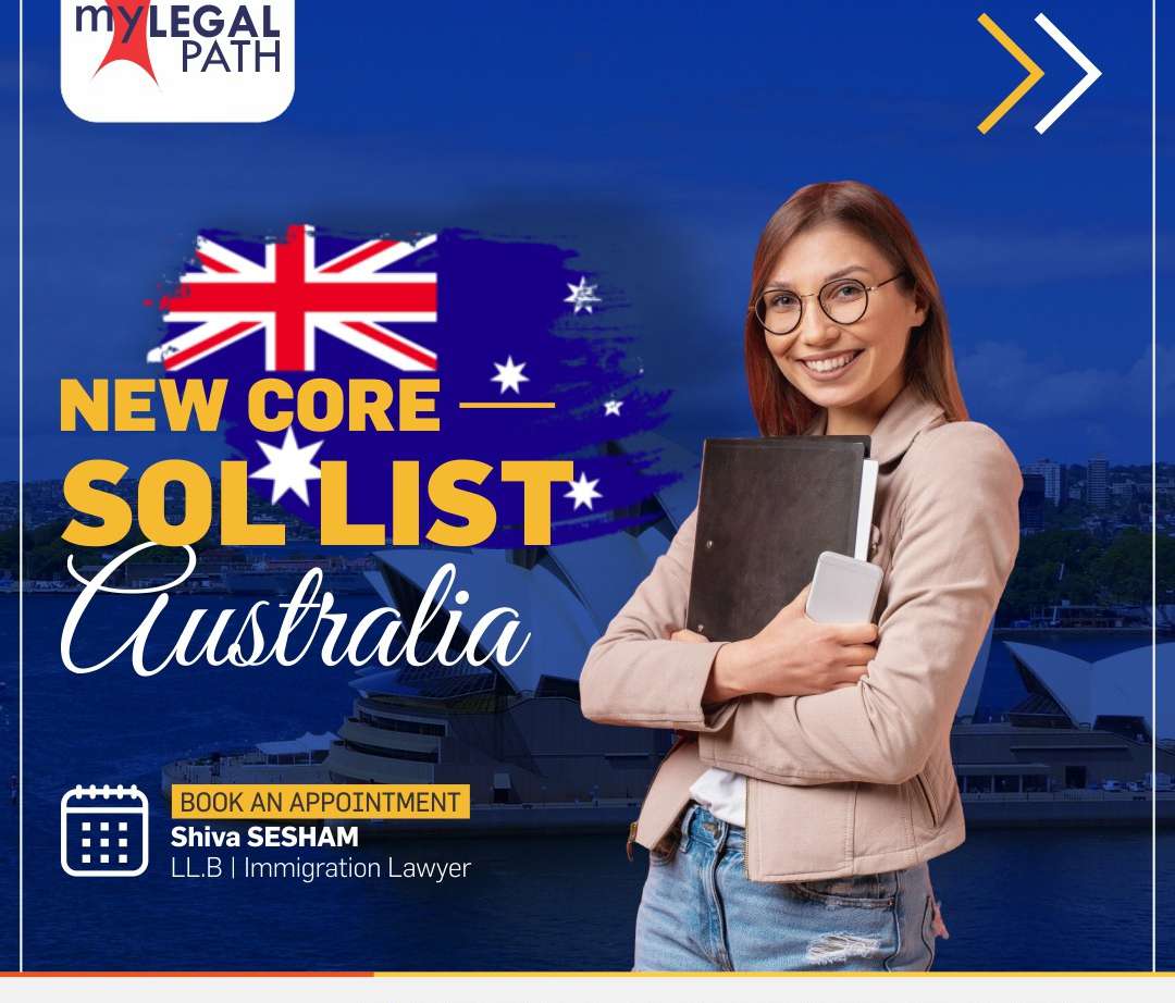 New Core SOL List Australia